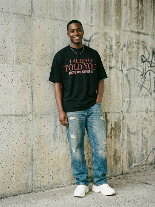 Sarcastic Graphic Tee – I Already Told You | Teekop