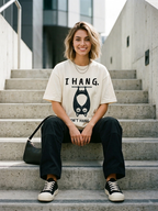 Funny Introvert Tee – "Mort" Introvert Shirt – I Hang, I Don't Hang Out | Teekop