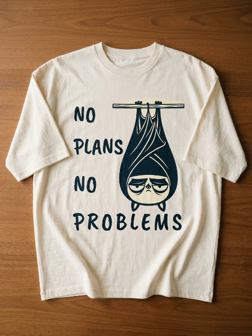 Homebody Shirt – No Plans No Problems Bat Tee | Teekop