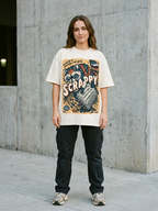 Funny Raccoon Shirt - Running On Garbage And Spite Vintage Tee | Teekop
