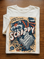 Funny Raccoon Shirt - Running On Garbage And Spite Vintage Tee | Teekop