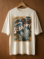 Funny Raccoon Shirt - Running On Garbage And Spite Vintage Tee | Teekop
