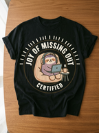 Cozy Sloth Shirt - Professional Homebody Vintage Graphic Tee | Teekop