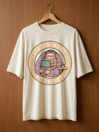 Sloth Shirt - Stayed Home No Regrets Cozy Graphic Tee | Teekop