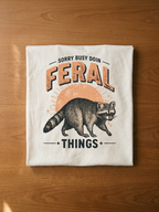 Feral Raccoon Shirt – Vintage Trash Panda Tee | Teekop