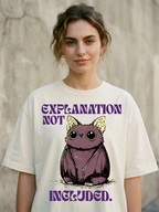 Sarcastic Graphic Tee – EXPLANATION NOT INCLUDED. | Teekop
